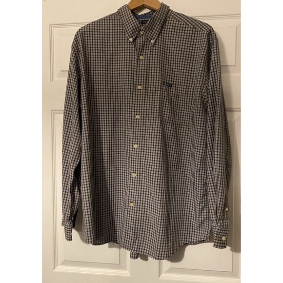 Chaps Easy Care button down Plaid shirt size XL long sleeve - Picture 1 of 9